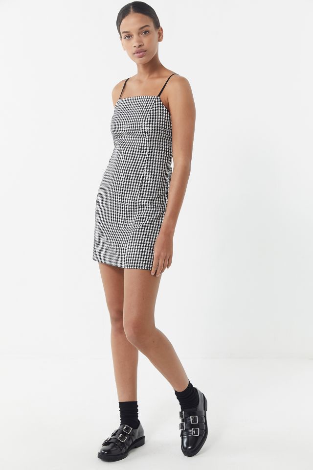 Urban outfitters black 2025 and white dress