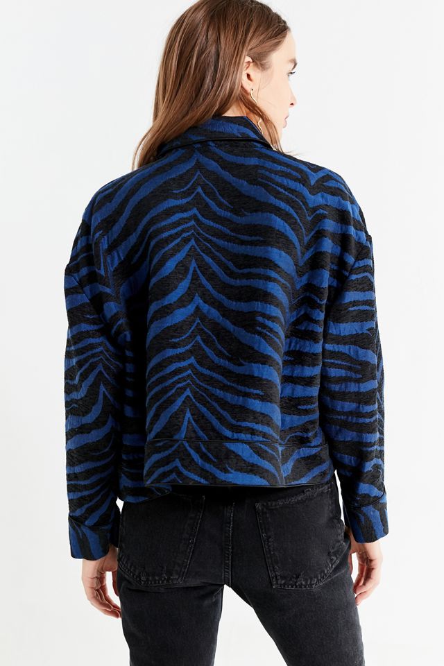 Ghospell Zebra Striped Jacket #3