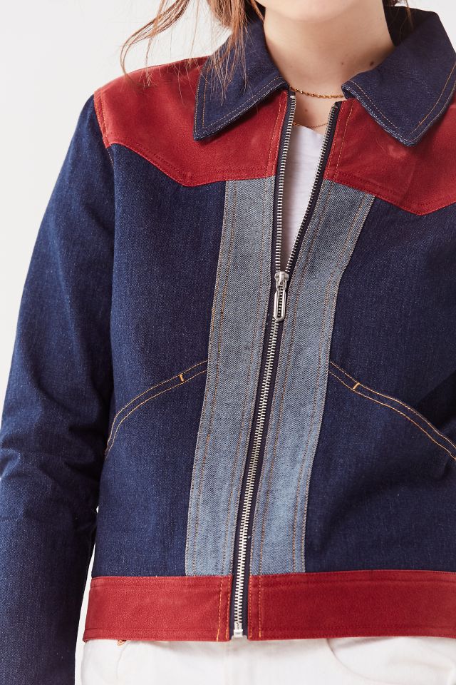 Blouson de pompiste de couleurs contrastées western UO #1
