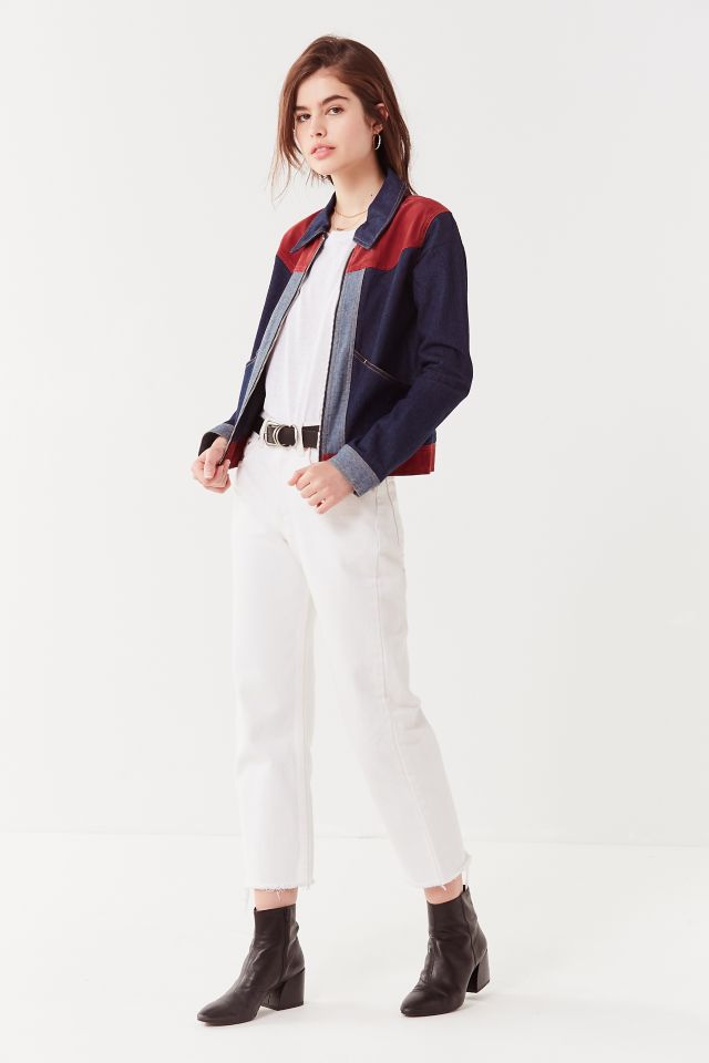 Blouson de pompiste de couleurs contrastées western UO #2