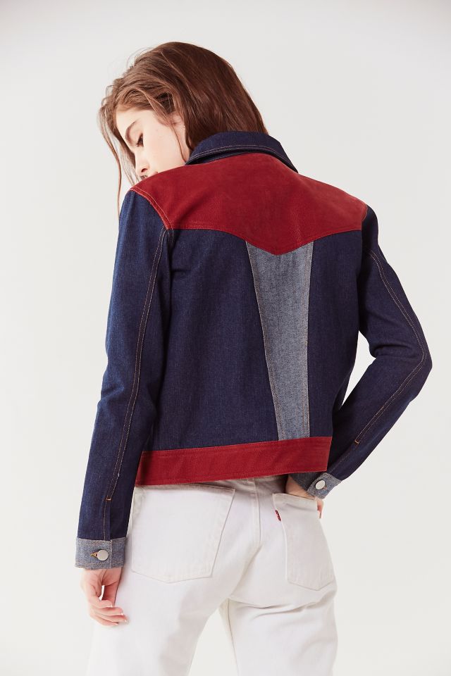 Blouson de pompiste de couleurs contrastées western UO #3