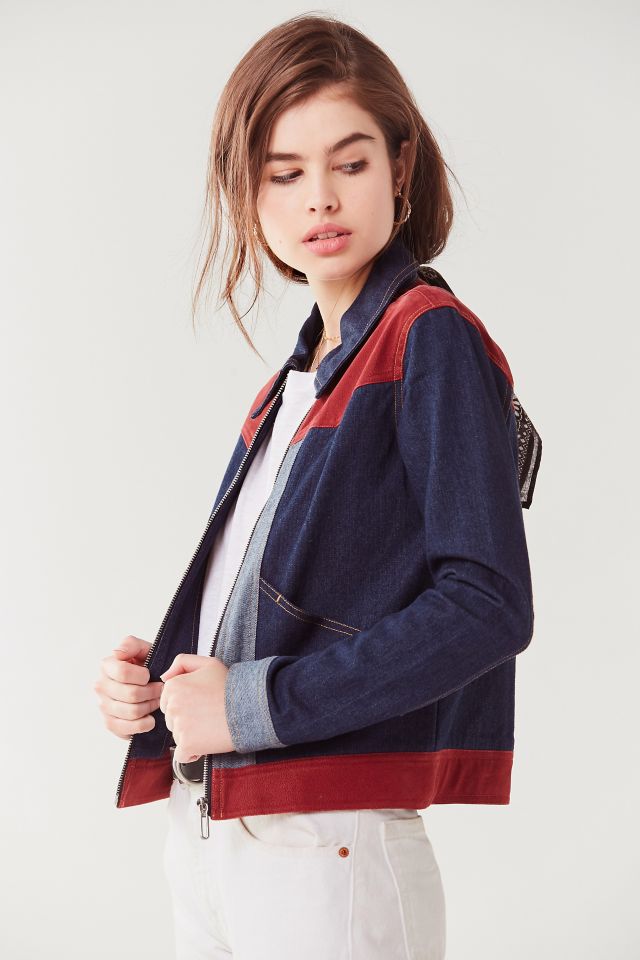 Blouson de pompiste de couleurs contrastées western UO #4