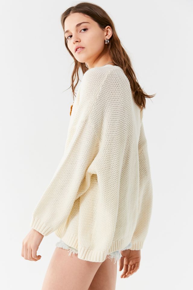 UO Kam Textured-Knit Cardigan | Urban Outfitters