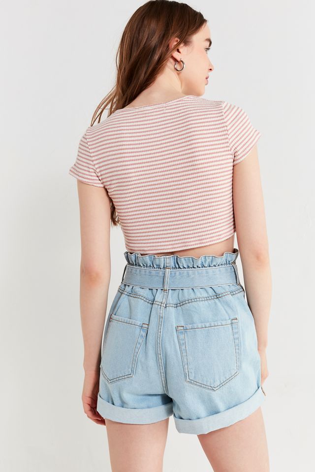 BDG Paperbag Tie Mom Short #1