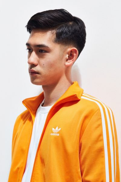 Adidas beckenbauer best sale jacket orange