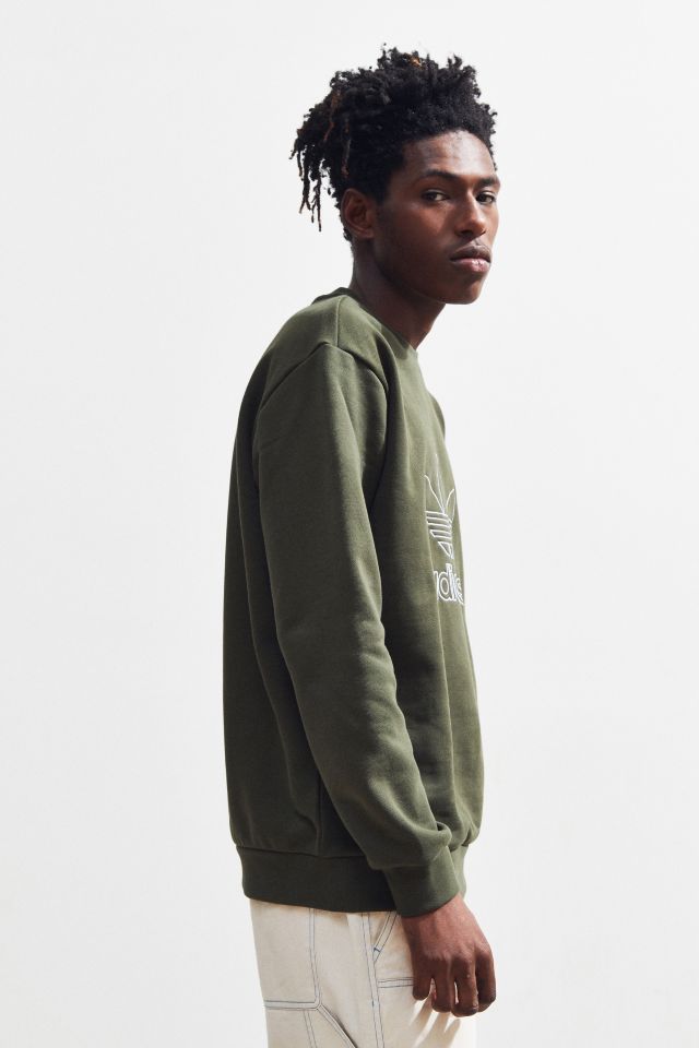 adidas Trefoil Outline Crew Neck Sweatshirt #2