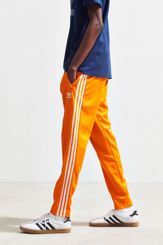 Adidas beckenbauer pants store orange