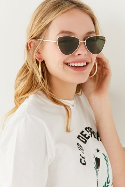 Le Specs Echo Geometric Sunglasses | Urban Outfitters