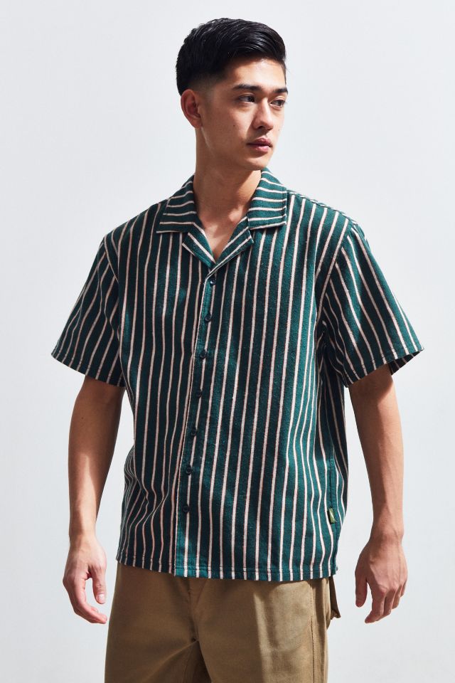 Publish Striped Short Sleeve Button-Down Shirt #2