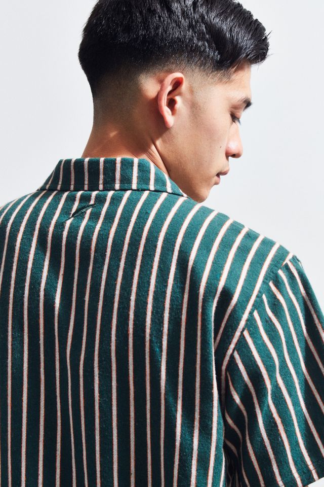 Publish Striped Short Sleeve Button-Down Shirt #4