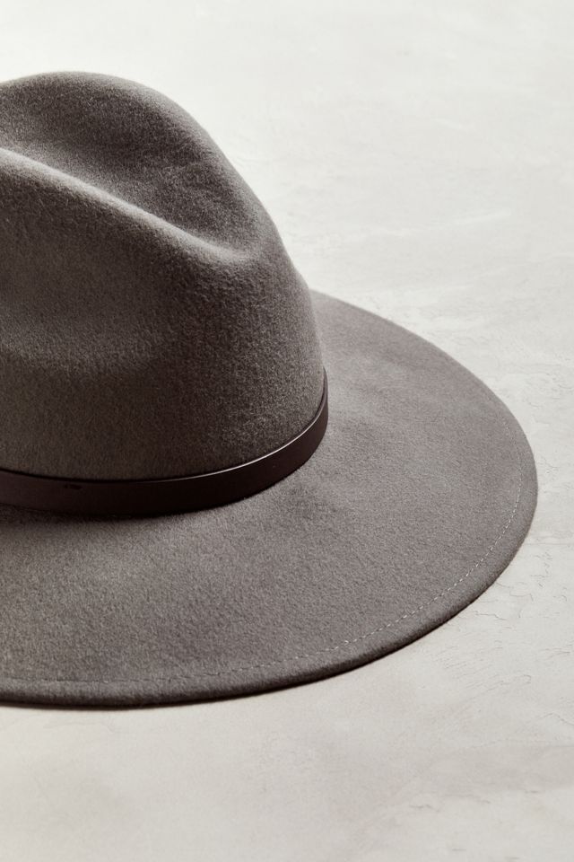 Wide Brim Grey Fedora #2
