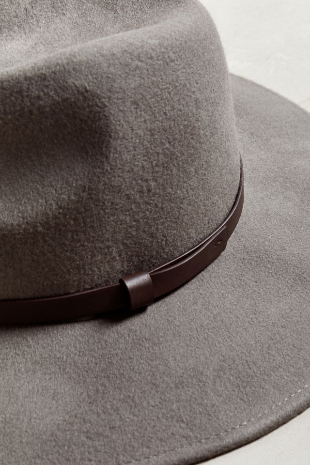 Wide Brim Grey Fedora #4