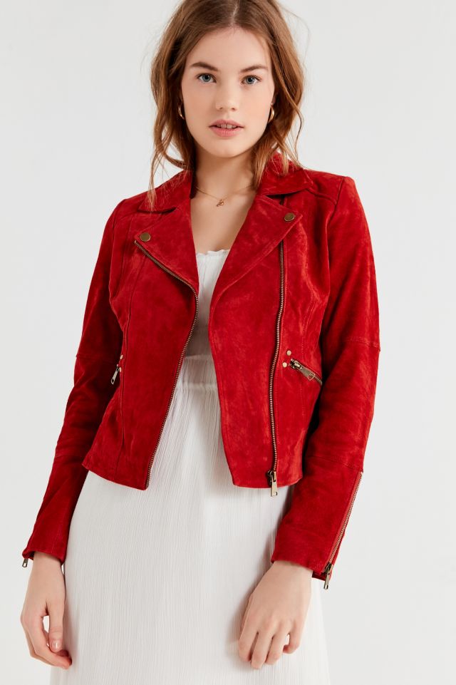 UO Suede Moto Jacket #3