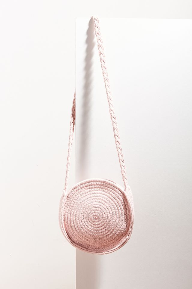 Circle Woven Crossbody Bag #1
