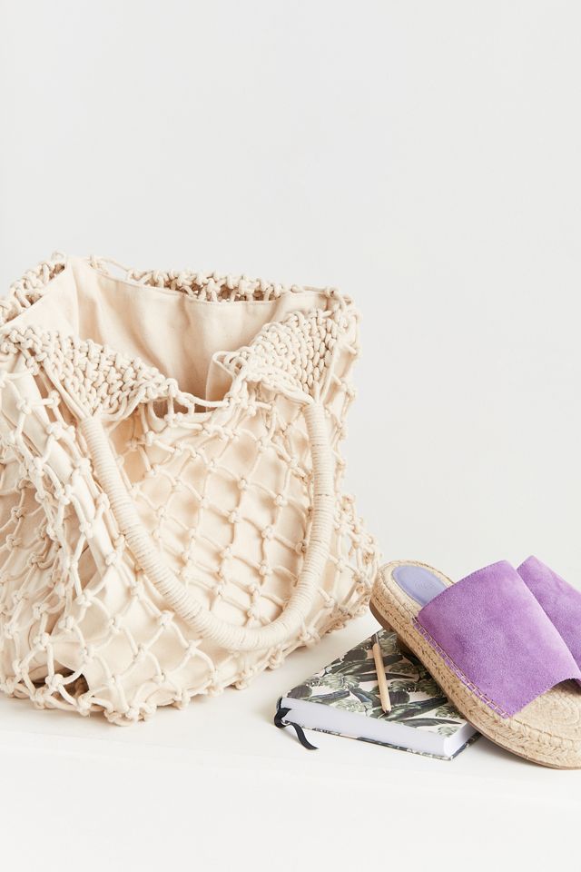Macrame Slouchy Tote Bag #2