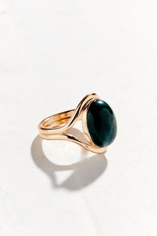Semi-Precious Deco Ring #1