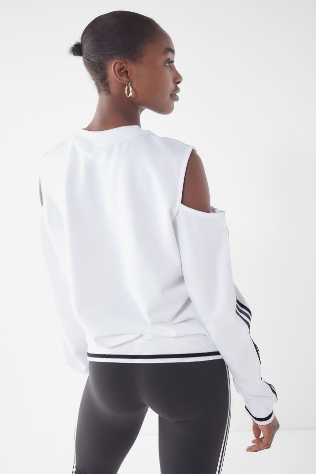 Adidas cut out outlet shoulder sweatshirt