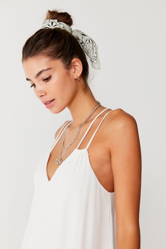 UO Strappy Textured Mini Dress #2