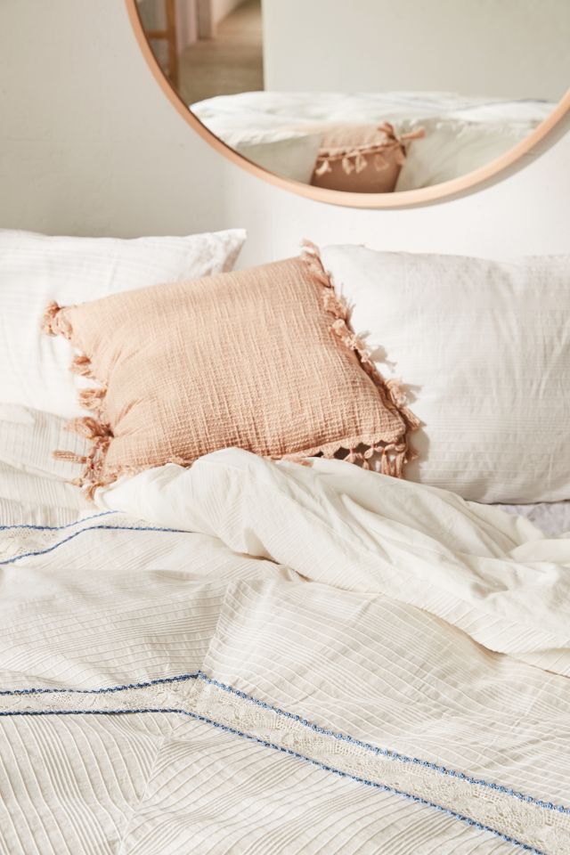 Lucia Crochet Trim Duvet Cover #2