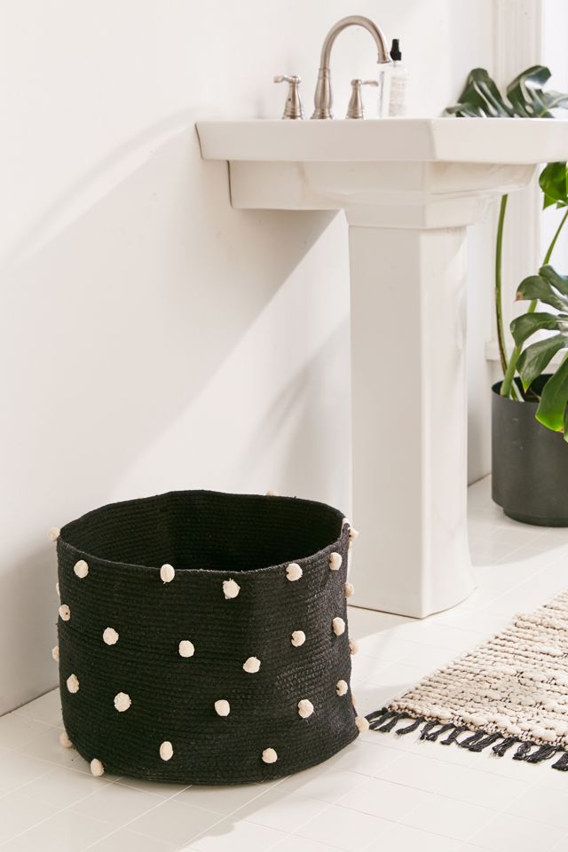 Lorena Canals Pebble Pom Laundry Basket #2