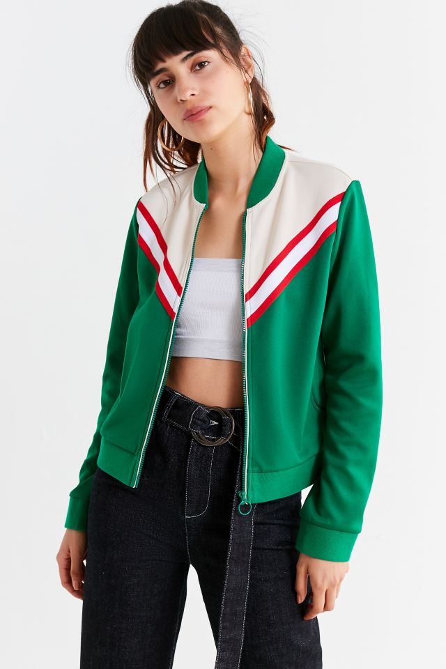 UO Piper Striped Track Jacket Urban Outfitters