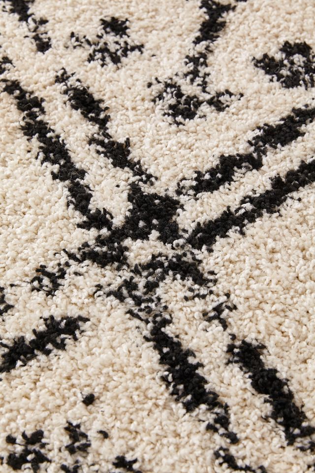 Wandering Lines Shag Rug #2