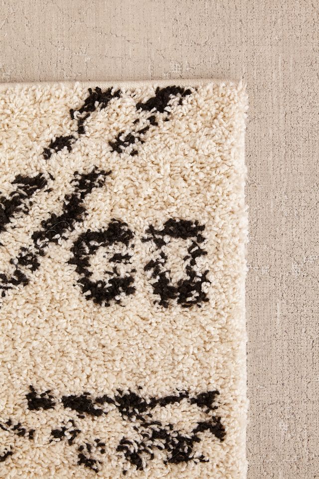 Wandering Lines Shag Rug #3