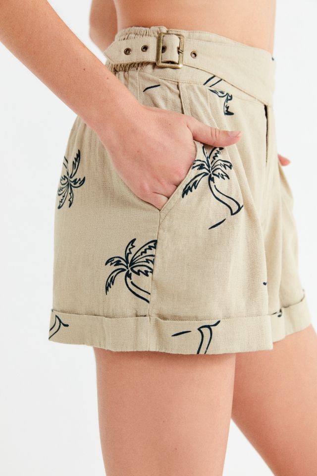 Short palmier à boucles Joanie UO #1