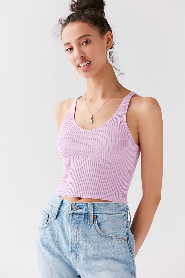 UO Ruth Ribbed Sweater Tank Top #3
