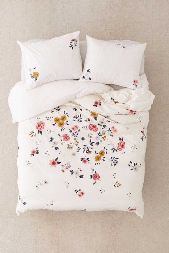 Blossom Embroidered Duvet Cover