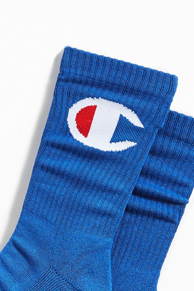 Chaussettes mi-mollet côtelées gros C Champion #1
