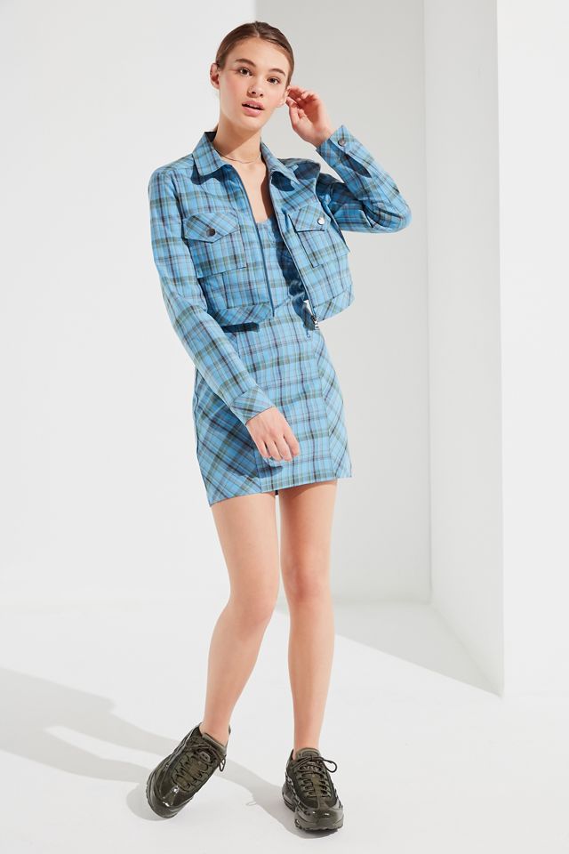 UO As If Plaid Mini Dress | Urban Outfitters