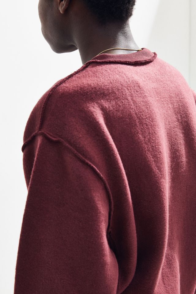 Champion UO Exclusive Embroidered Inside Out Crew-Neck Sweatshirt #4