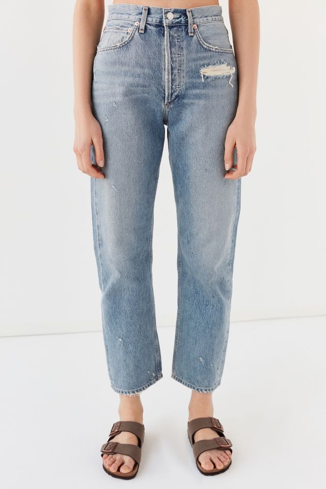 AGOLDE ‘90s Straight Leg Ripped Jean – Reunion | Urban Outfitters