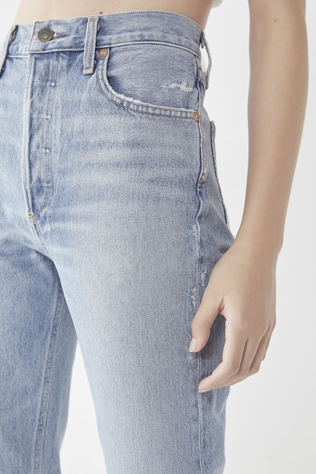 AGOLDE Taylor Kick Flare Jean – Blue Rock #3