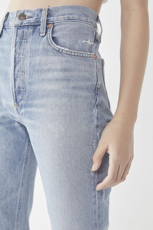 AGOLDE Taylor Kick Flare Jean – Blue Rock | Urban Outfitters Canada