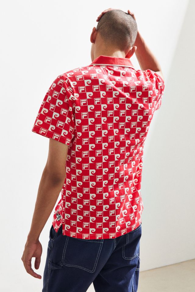 FILA + Pierre Cardin Checkered Polo Shirt #3
