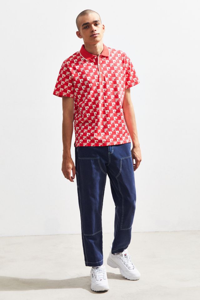 FILA + Pierre Cardin Checkered Polo Shirt #5
