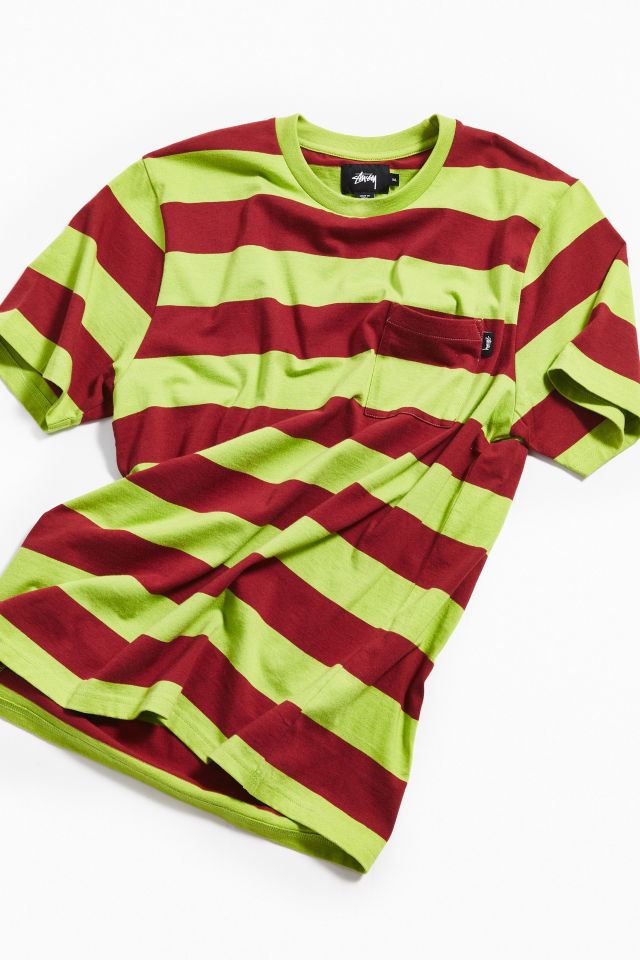 Stussy Nolan Stripe Pocket Tee #1