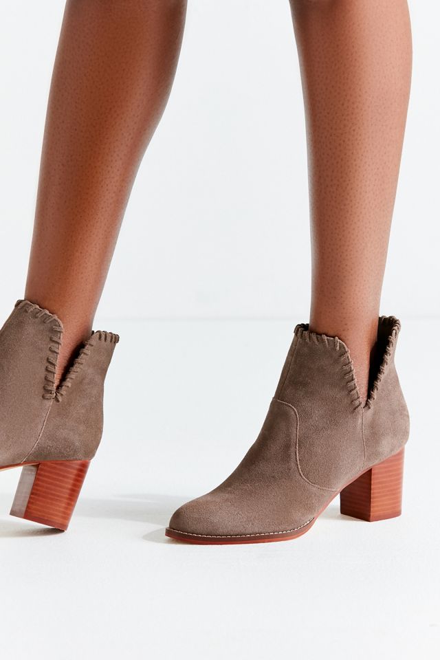 Sasha Whip Stitch Suede Ankle Boot #1