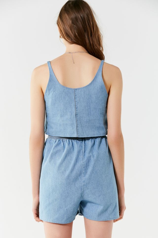 Urban Renewal Remade Denim Short Two-Piece Set #3