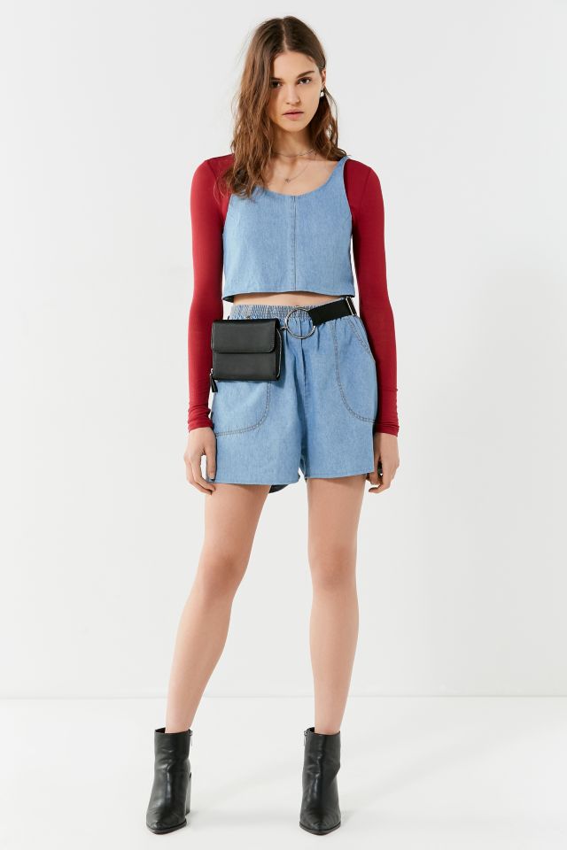 Urban Renewal Remade Denim Short Two-Piece Set #4