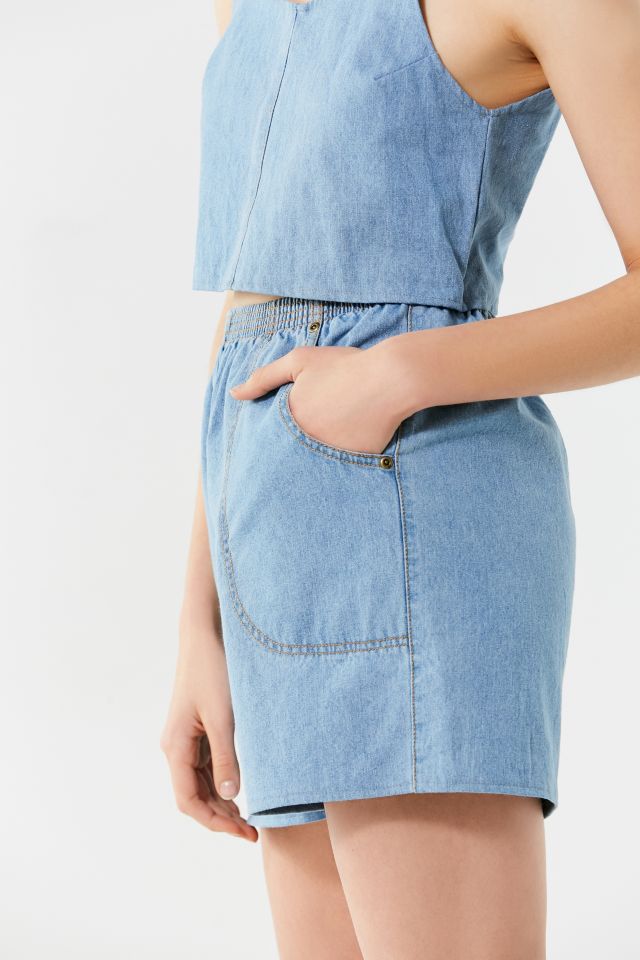 Urban Renewal Remade Denim Short Two-Piece Set #5