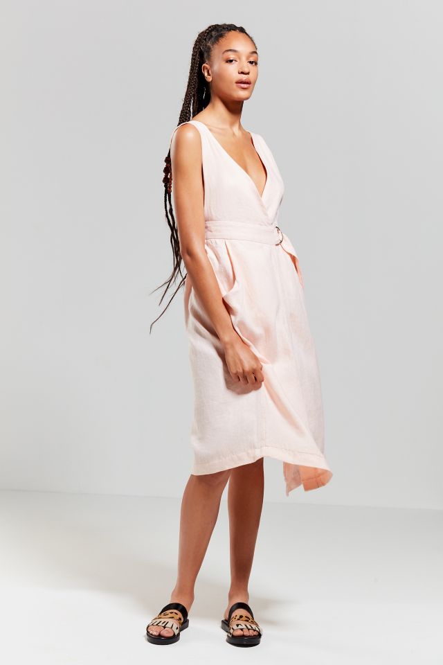Nice Martin Vince Plunging Wrap Dress #3
