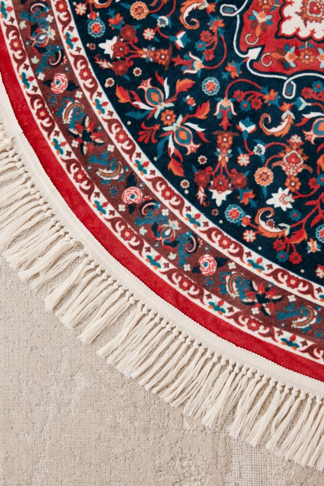 Slowtide Haven Round Tassel Beach Towel #1