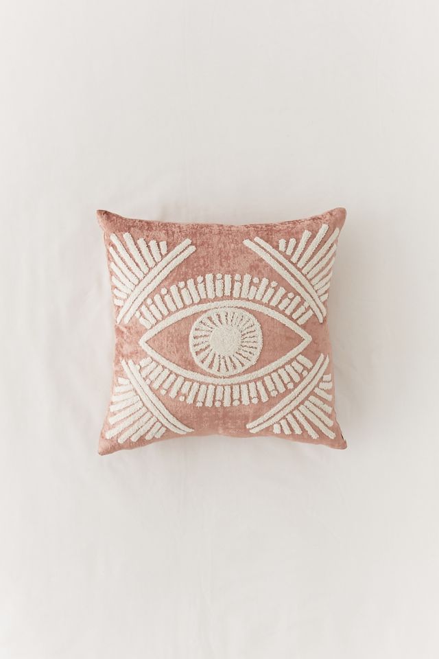 Magic Eye Velvet Throw Pillow #1