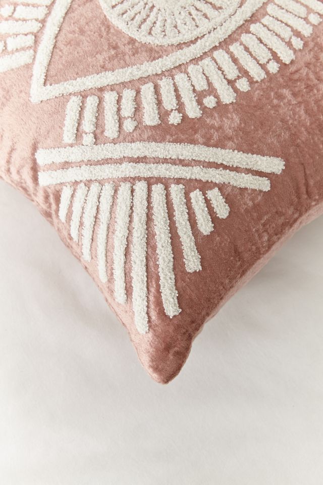 Magic Eye Velvet Throw Pillow #2