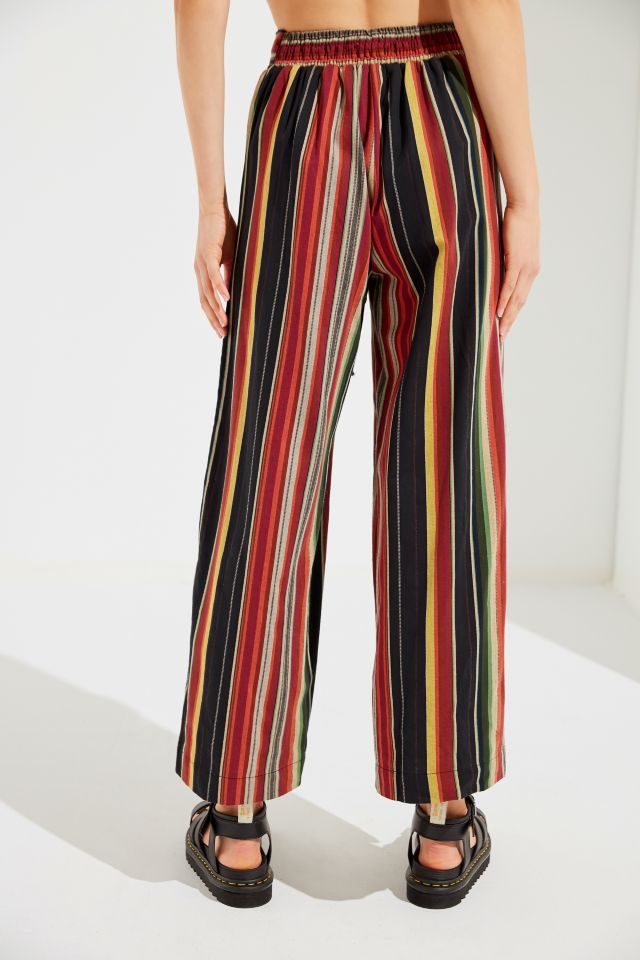 UO Marie Tassel Tie Striped Pant #1