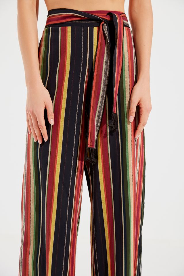 UO Marie Tassel Tie Striped Pant #2