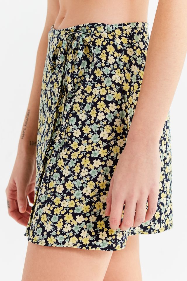 Urban Renewal Remade Floral Wrap Skirt #3